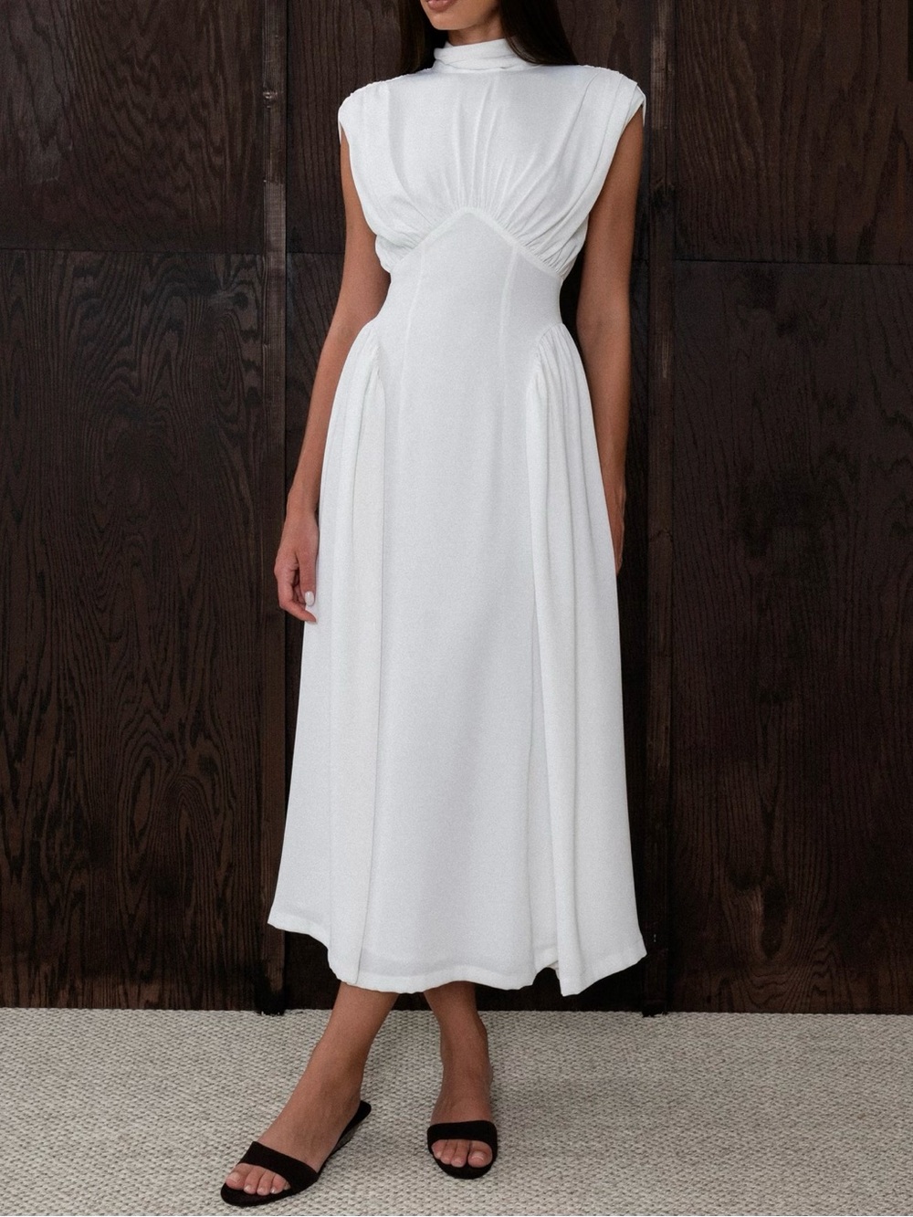 Eliana Sleeveless Scarf Dress